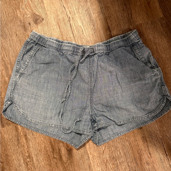 Jcrew drawstring chambray shorts - Picture 2 of 3